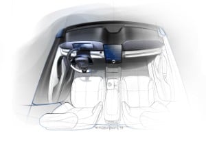 Mustang Mach-E Design Sketch